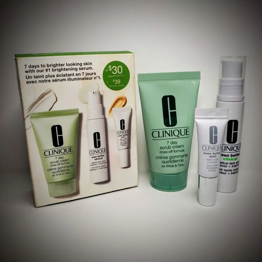 Clinique Skin School Supplies Skincare Set 7 Days to Brighter Skin